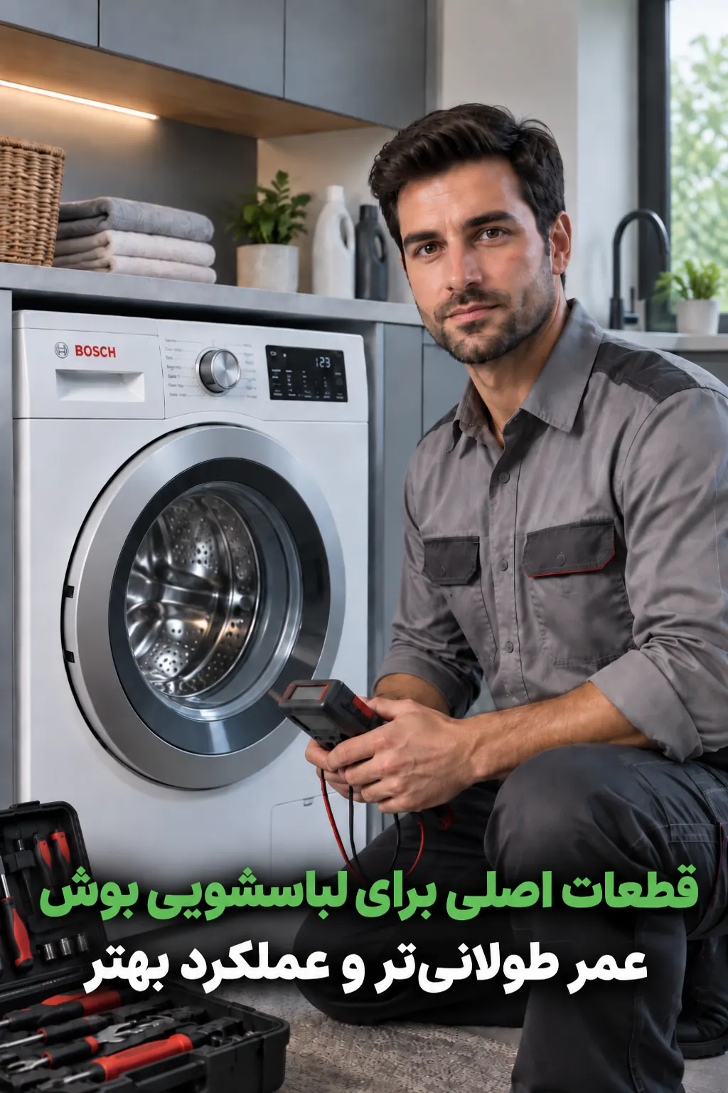 تعمیر لباسشویی بوش